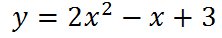 Equazione esempio