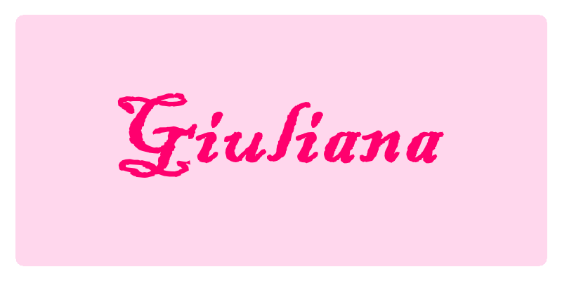 Giuliana - Significato dei nomi