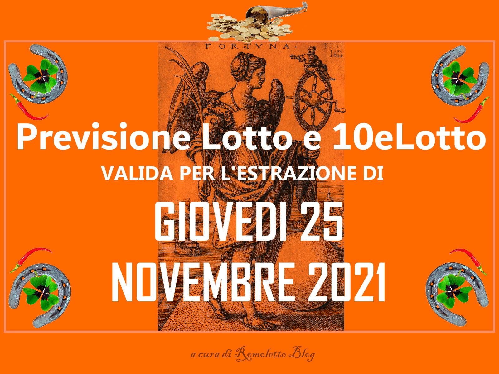 Previsione Lotto 25 Novembre 2021