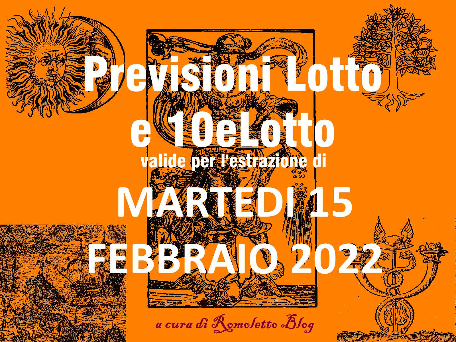 Previsione Lotto 15 Febbraio 2022