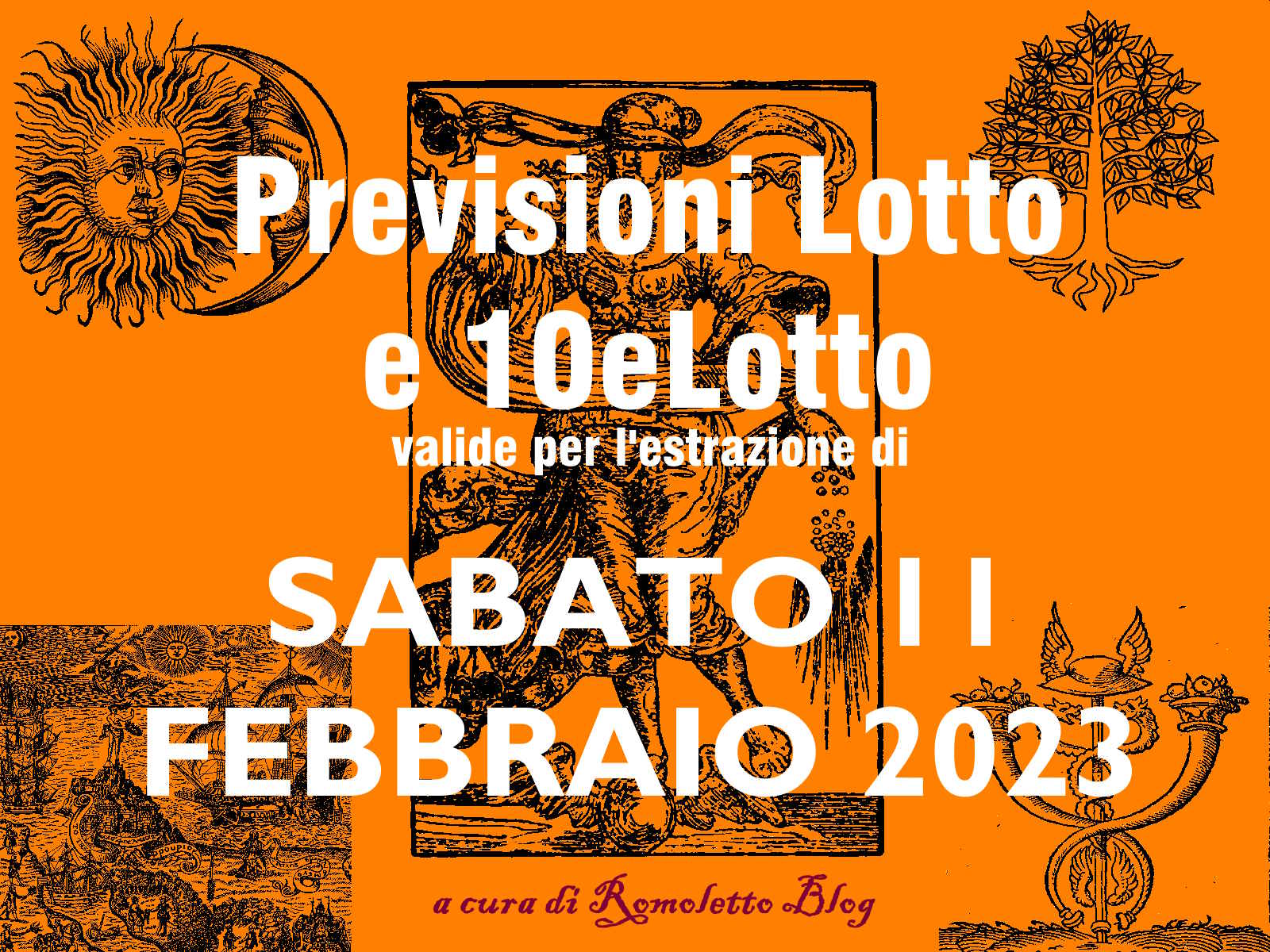 Previsione Lotto 11 Febbraio 2023