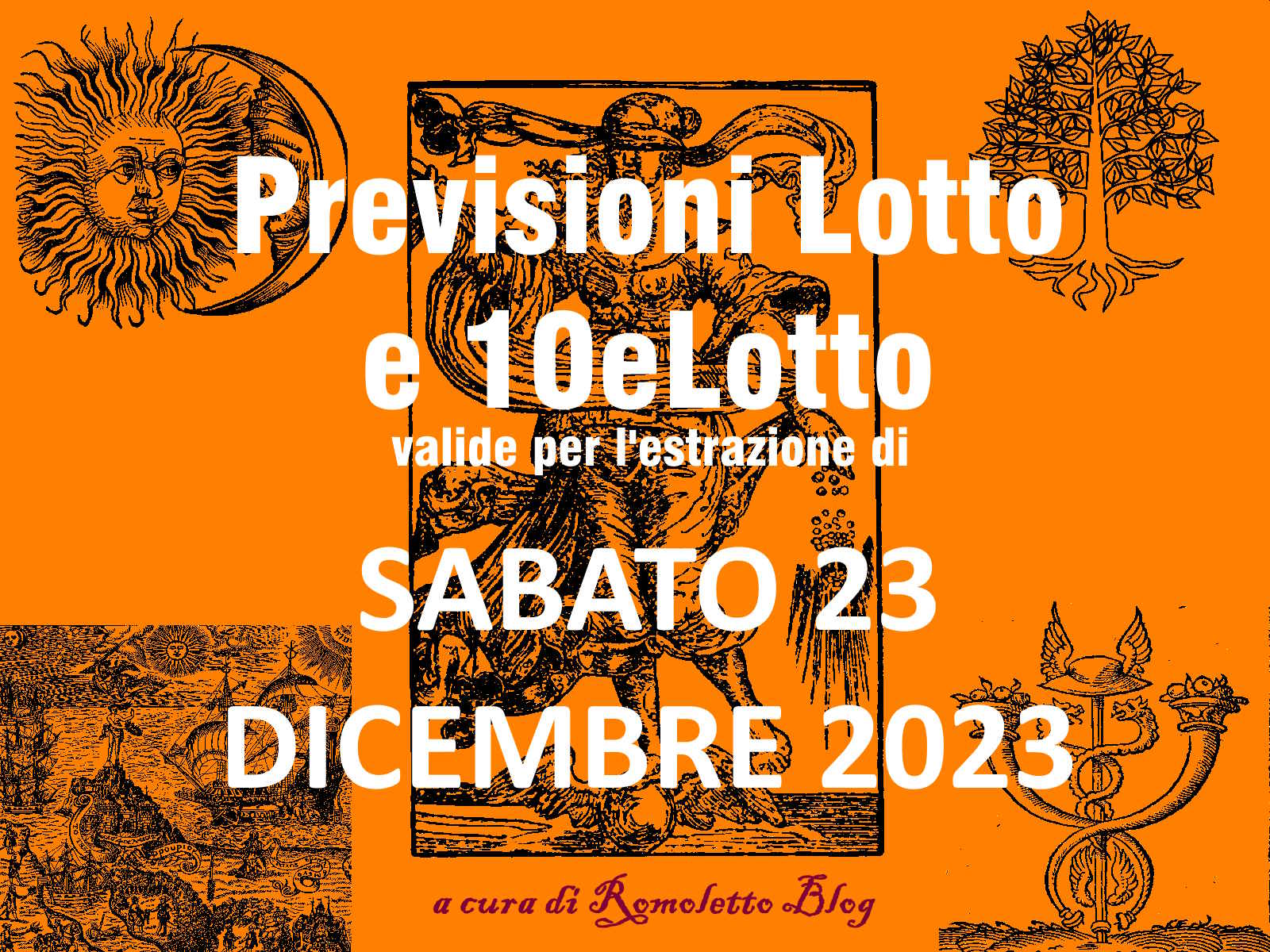 Previsione Lotto 23 Dicembre 2023
