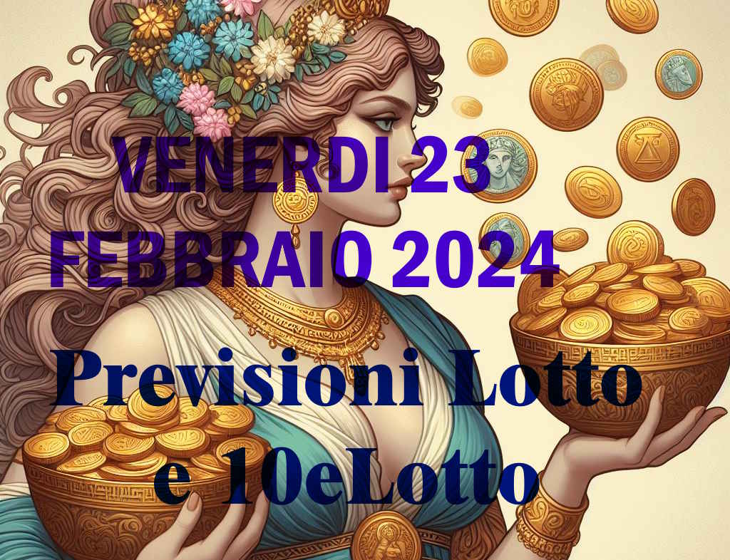 Previsione Lotto 23 Febbraio 2024
